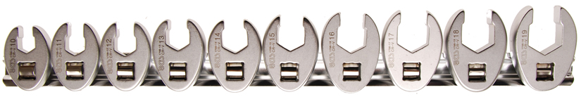 Hollanderkulcs készlet | 10 mm (3/8") | 10 - 19 mm | 10 darabos