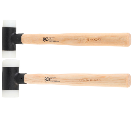 Műínyag kalapács készlet | Hickory nyéllel | 2 darabos - Image 2