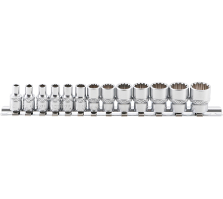 Dugókulcskészlet, Gear Lock | 6,3 mm (1/4") | 13 darabos - Image 2