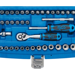 Dugókulcskészlet, Gear Lock | 6,3 mm (1/4") | 39 darabos
