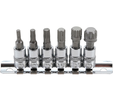 Behajtófej-készlet | 6,3 mm (1/4") | (XZN) M4 - M12