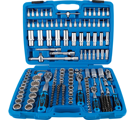 Dugókulcskészlet "Gear Lock" | 6,3 mm (1/4")/10 mm (3/8")/12,5 mm (1/2") | 192 darabos - Image 2
