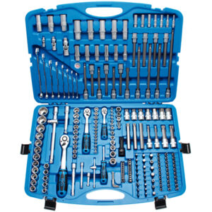 Dugókulcskészlet, hatszögletű | 6,3 mm (1/4")/10 mm (3/8")/12,5 mm (1/2") | 213 darabos
