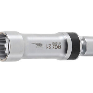 Gyújtógyertya csuklós toldat, tizenkétszögletű, tartórugóval | 10 mm (3/8") | 21 mm
