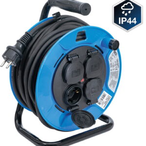 Kábeldob | 25 m | 3 x 1,5 mm² | 4 csatlakozó| IP 44 | 3500 W