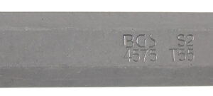 Behajtófej | Hossz 75 mm | Külső hatszögletű 10 mm (3/8") | T-profil (Torx) T55