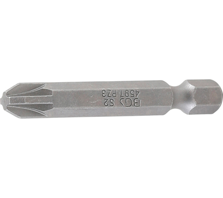 Behajtófej | hossz 50 mm | külső hatszögletű 6,3 mm (1/4") | Csillag PZ3 - Image 2