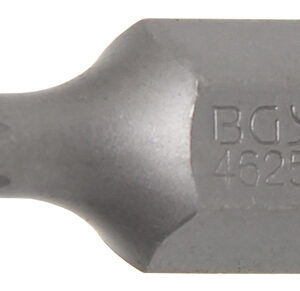 Behajtófej | Külső hatszögletű 10 mm (3/8") | T-profil (Torx) T25 furattal