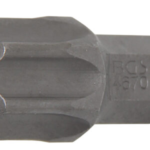 Behajtófej | Külső hatszögletű 10 mm (3/8") | T-profil (Torx) T70 furattal
