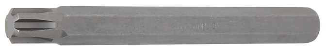 Behajtófej | Hossz 100 mm | Külső hatszögletű 10 mm (3/8") | Ékprofil (RIBE) M10,3 - Image 2