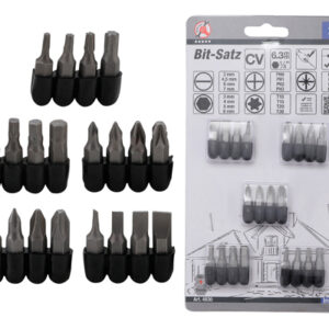 Behajtófej készlet | külső hatszögletű 6,3 mm (1/4") | 20 darabos