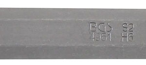 Behajtófej | Hossz 75 mm | Külső hatszögletű 10 mm (3/8") | Belső hatszögletű 6 mm
