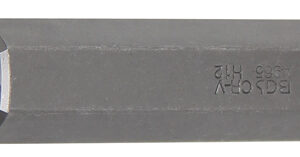 Behajtófej | Hossz 75 mm | Külső hatszögletű 10 mm (3/8") | Belső hatszögletű 12 mm