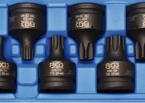 Levegős dugókulcskészlet | 20 mm (3/4") | T-profil (Torx) T55 - T100