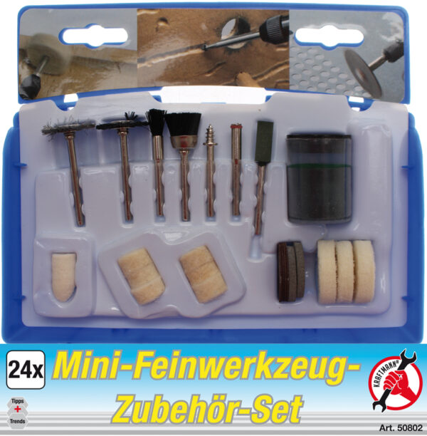 Mini finommechanikai szerszámkészlet | 24 darabos