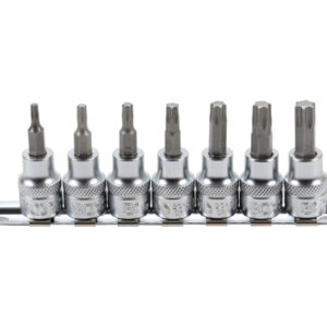 Behajtófej-készlet | 10 mm (3/8") | T-profil (Torx) | 7 darabos