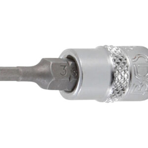 Behajtófej | 1/4" | imbusz,  furattal 3 mm
