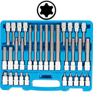 Behajtófej-készlet | 1/2" | TP-profil (Torx Plus) TP20 - TP70 | 32 darabos