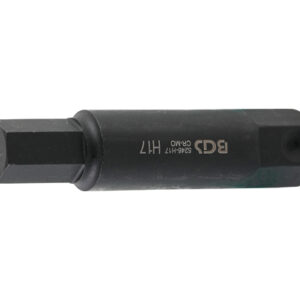 Behajtófej | Hossz 100 mm | Külső hatszögletű 22 mm | Belső hatszögletű 17 mm