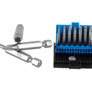 Csavarkiszedő készlet | hibás T-profilhoz (Torx) T10 - T40 | 7 darabos