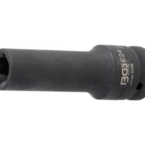 Levegős dugókulcs E-profil, mély | 20 mm (3/4") | E24 mm