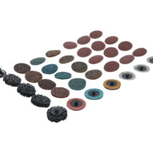 Csiszolókorong-/Velcro korong készlet | Ø 50 mm | 35 darabos
