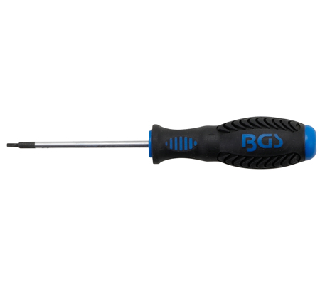 Csavarhúzó | T-profil (Torx) T8 furattal | Pengehossz 80 mm