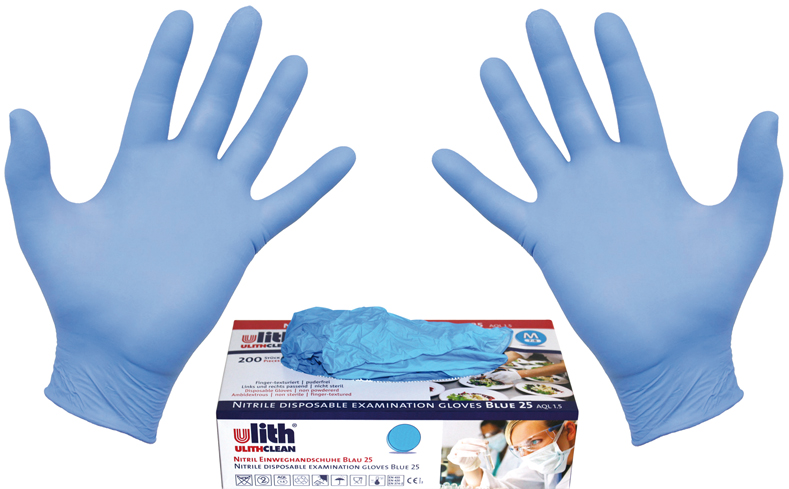 Nitrilkesztyű púdermentes | S méret | Big-Box, 200 darabos - Image 2