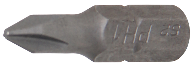 Behajtófej | Külső hatszögletű 6,3 mm (1/4") | Csillag PH1 - Image 2
