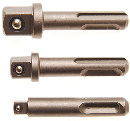 Adapterkészlet | SDS - 6,3 mm (1/4"), 10 mm (3/8"), 12,5 mm (1/2") | 3 darabos - Image 2