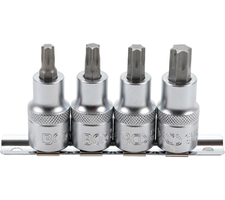 Behajtófej-készlet | 12,5 mm (1/2") | T-profil (Torx) T40 - T55 | 4 darabos - Image 2